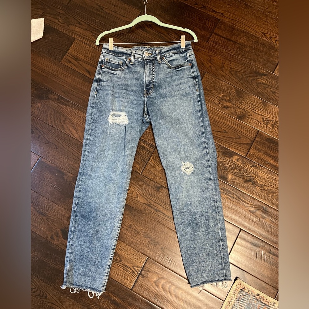 Old Navy OG Straight fit high rise. Size 8